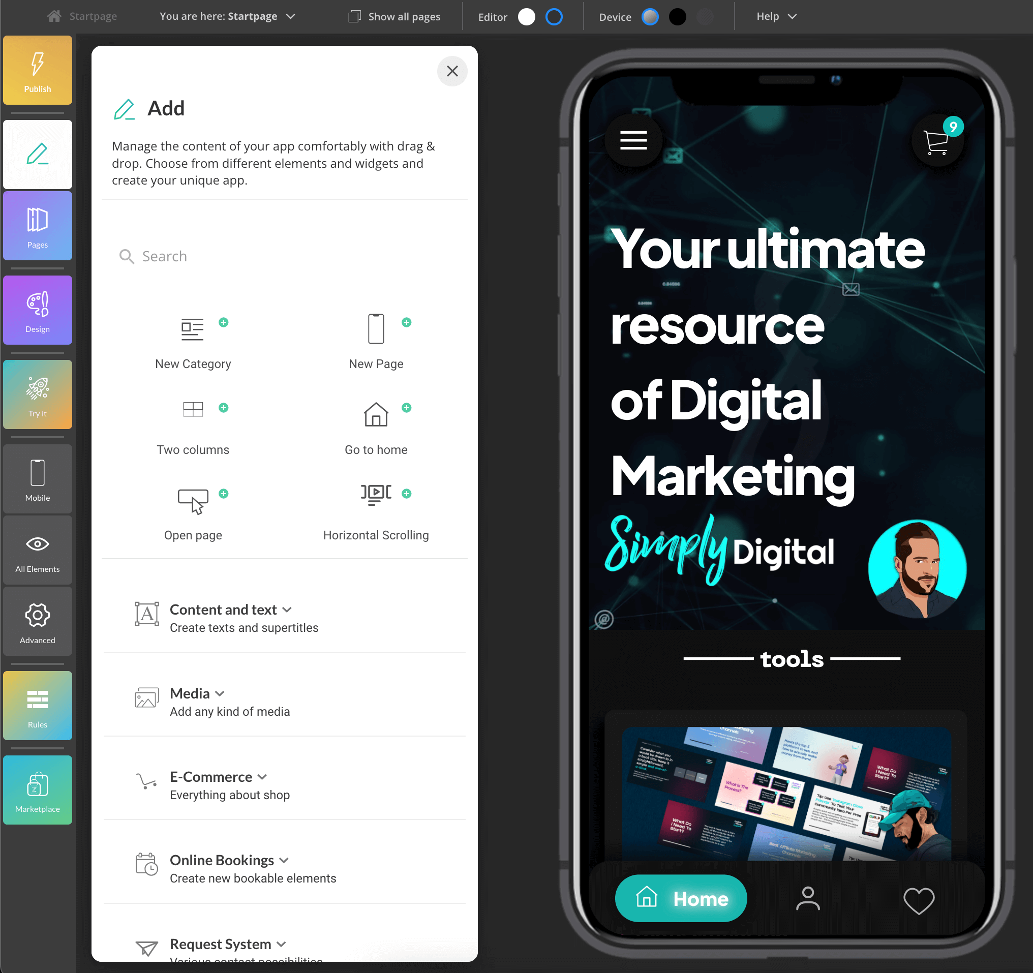 Zappter - Build stunning apps